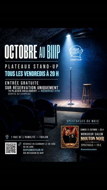 On pourrait vous promettre du stand-up tous les vendredis. Ce serait vrai, mais incomplet
