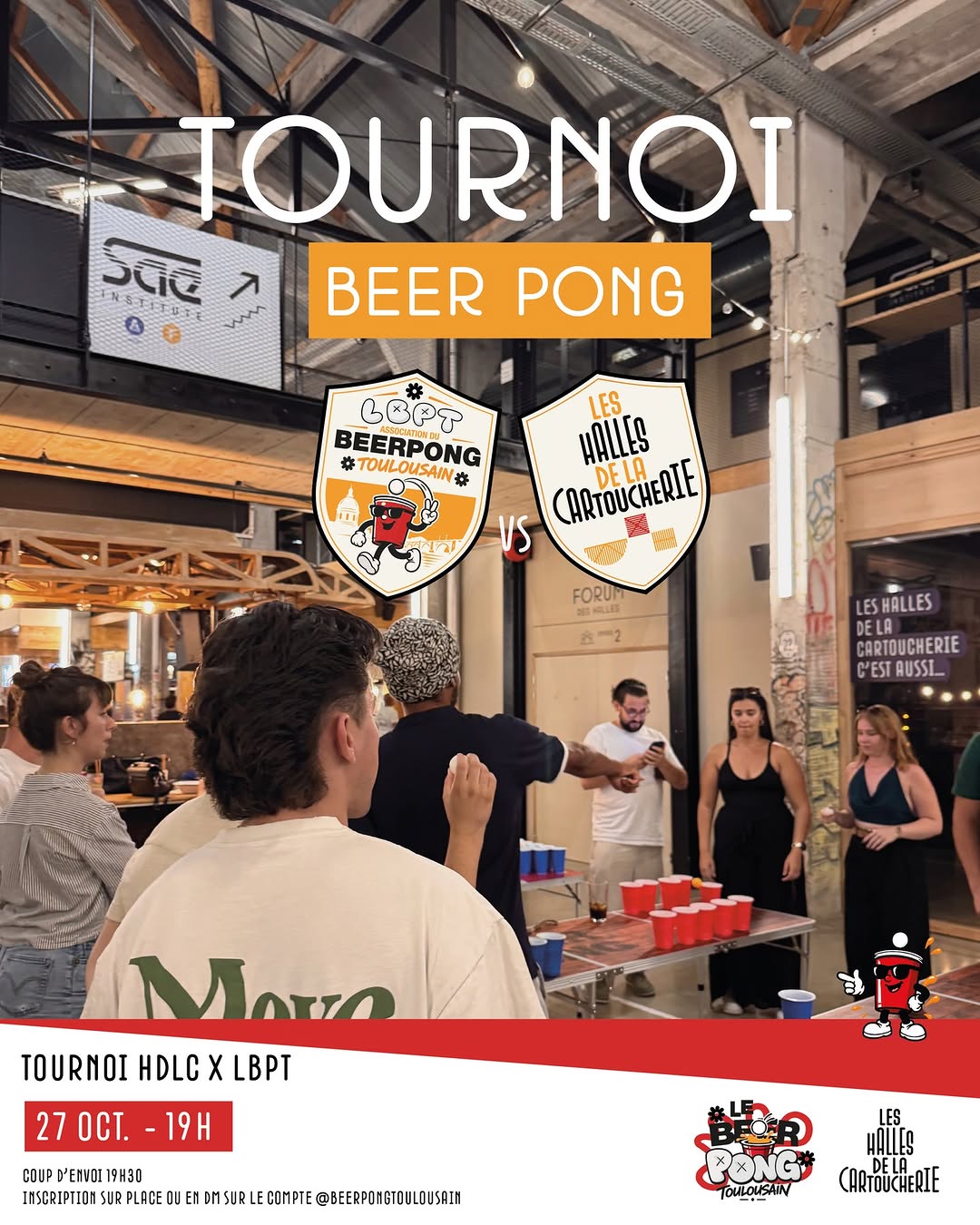 BEER PONG TOULOUSAIN x LES HALLES DE LA CARTOUCHERIE