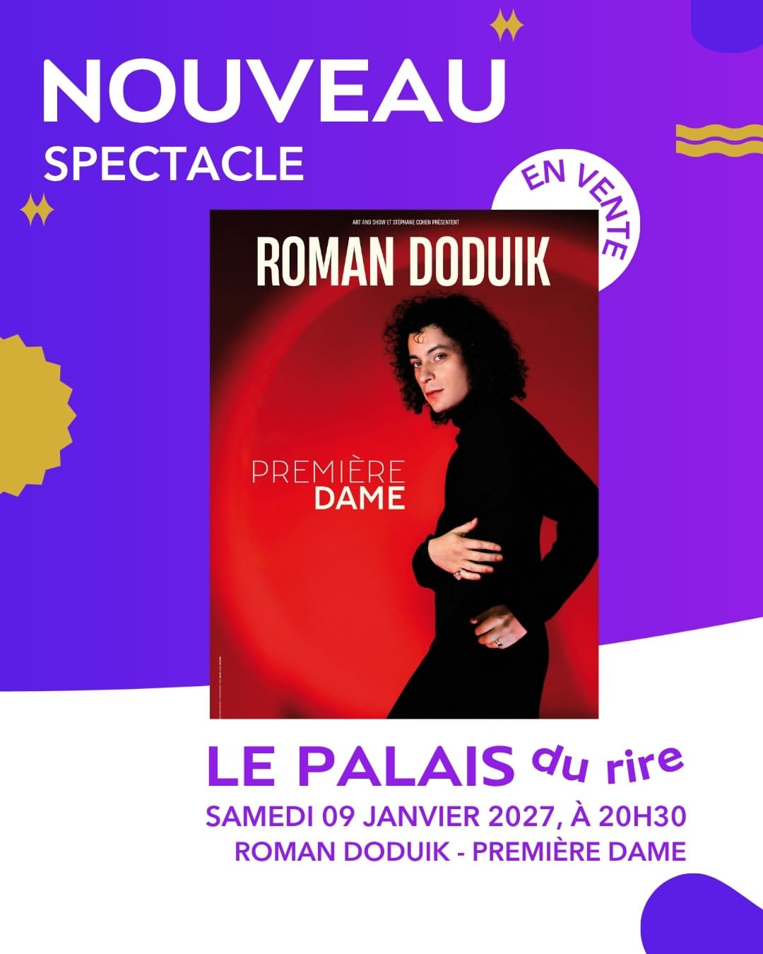 Nouvelle date pour le Palais du rire ! 😁