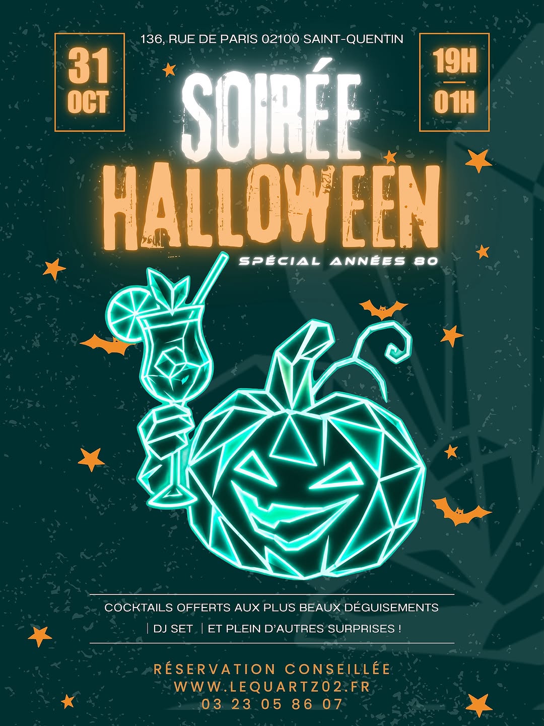 📅 Samedi , préparez-vous à vivre une soirée terrifiante… et complètement déjantée !