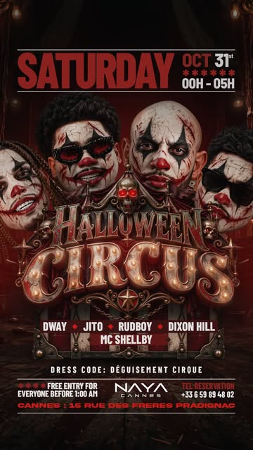 Soiree Halloween Circus