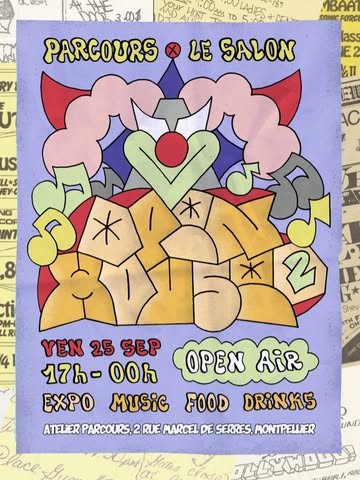 Vendredi 25 septembre : 🏠 OPEN HOUSE 2 🏠 EXPO-MUSIC-FOOD-DRINKS - PARCOURS X LE SALON