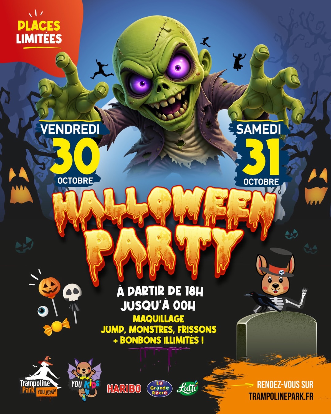 🎃 HALLOWEEN PARTY : prêts à sauter de peur ? 👻