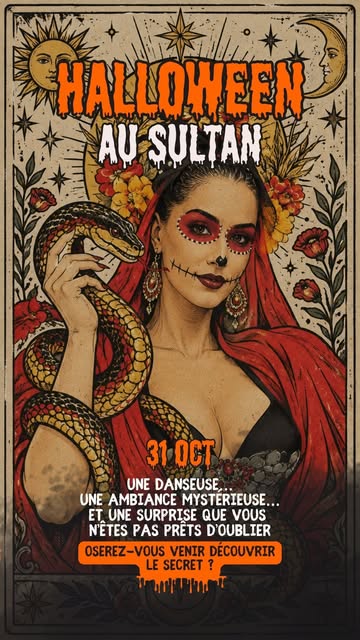 🎃👻 Halloween S’annonce Exceptionnel Chez la Table du Sultan !