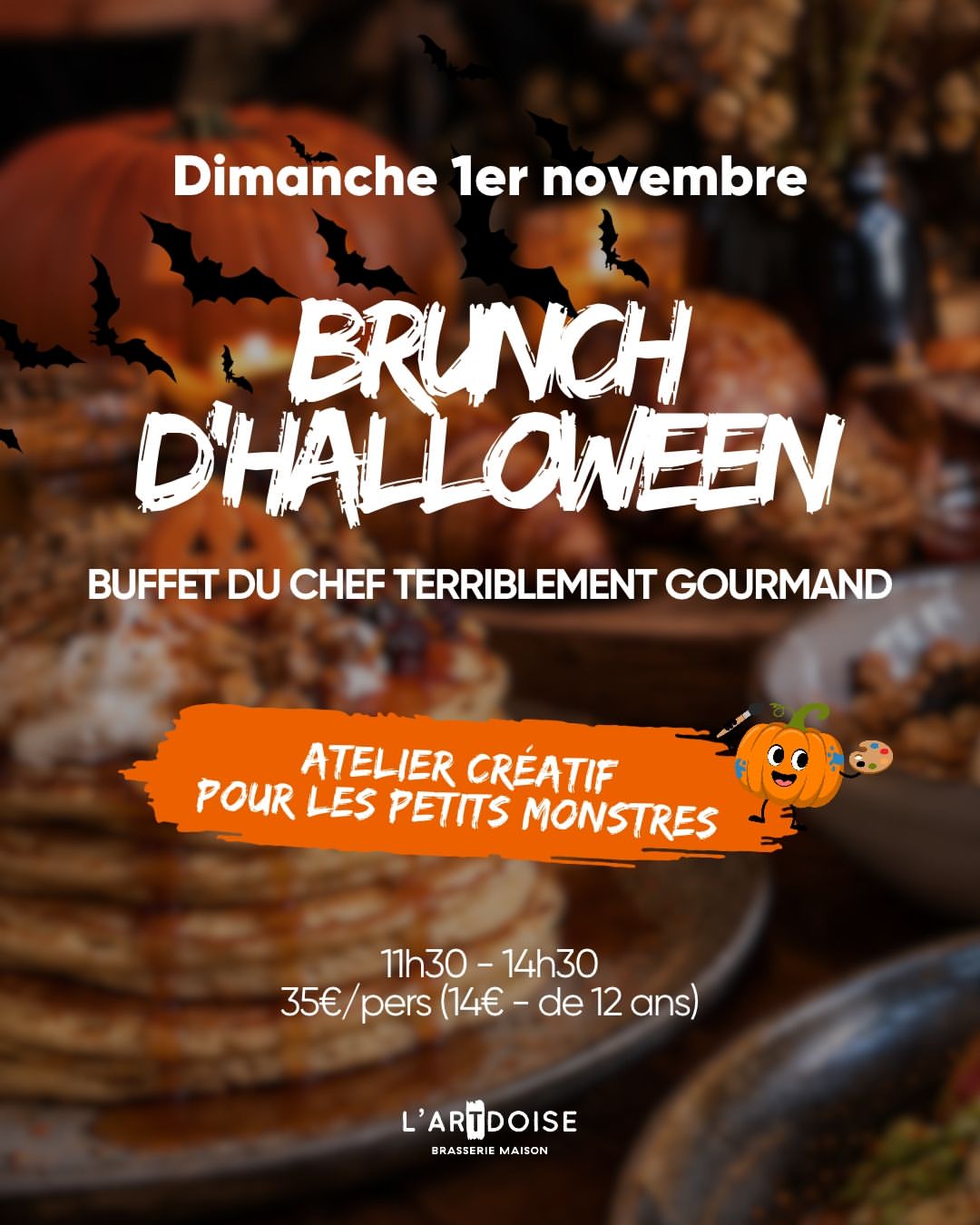 🎃 Un Brunch Terriblement Gourmand À L’artdoise ! 👻