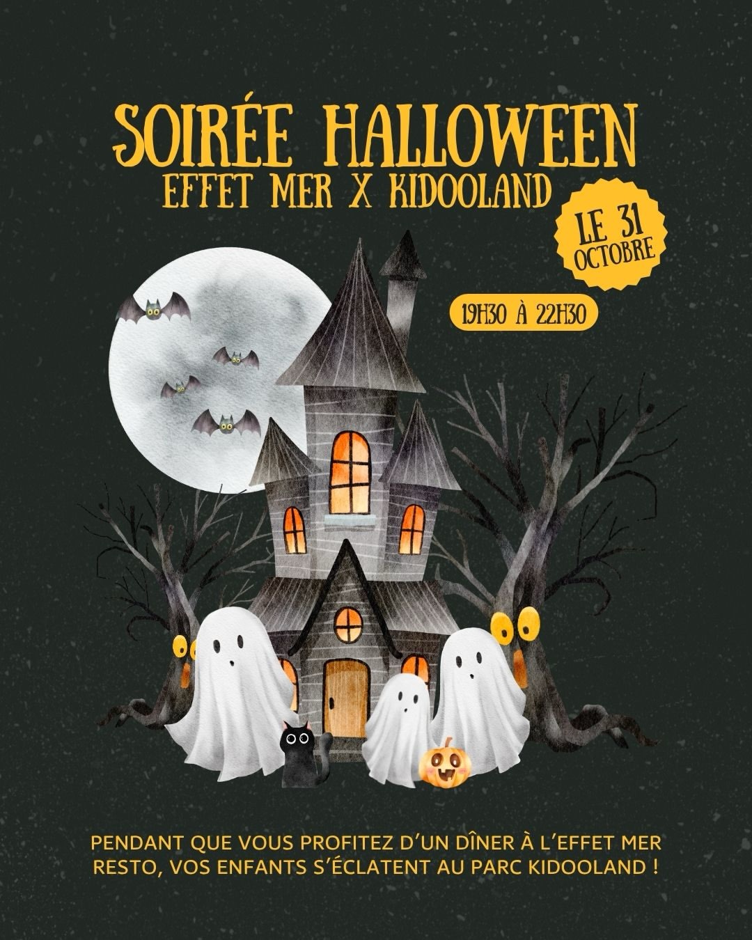 🎃 HALLOWEEN PARTY : EFFET MER x KIDOOLAND 👻