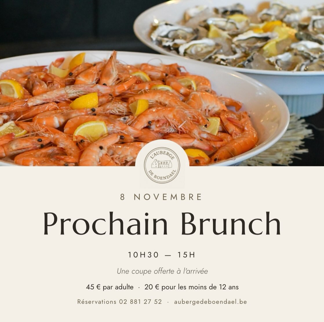 Brunch Buffet Fruits de Mer
