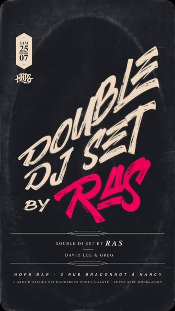 Soirée DJ — Sam. 25/07
