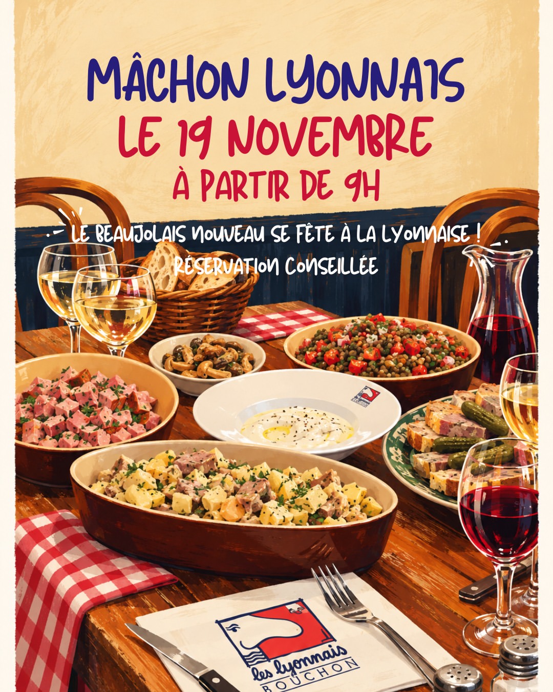 🍷 le Beaujolais Nouveau Se Fête À la Lyonnaise !