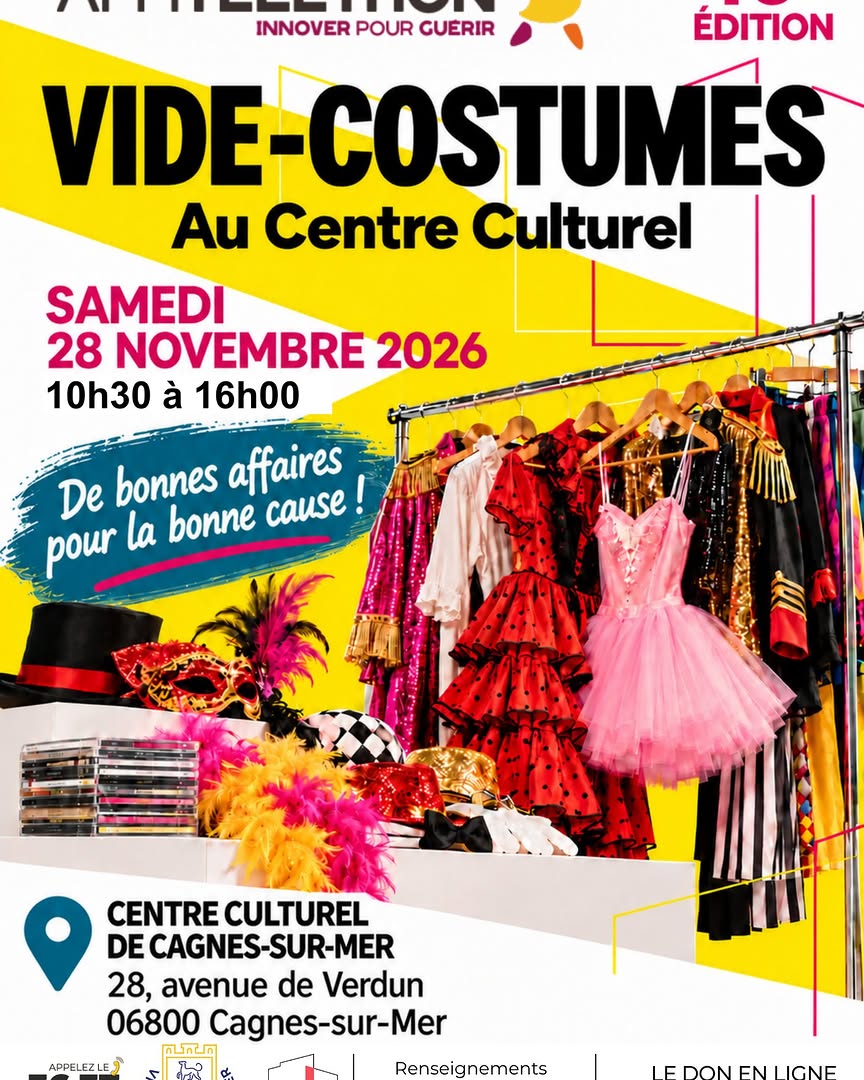 Vide Costumes pour le Téléthon
