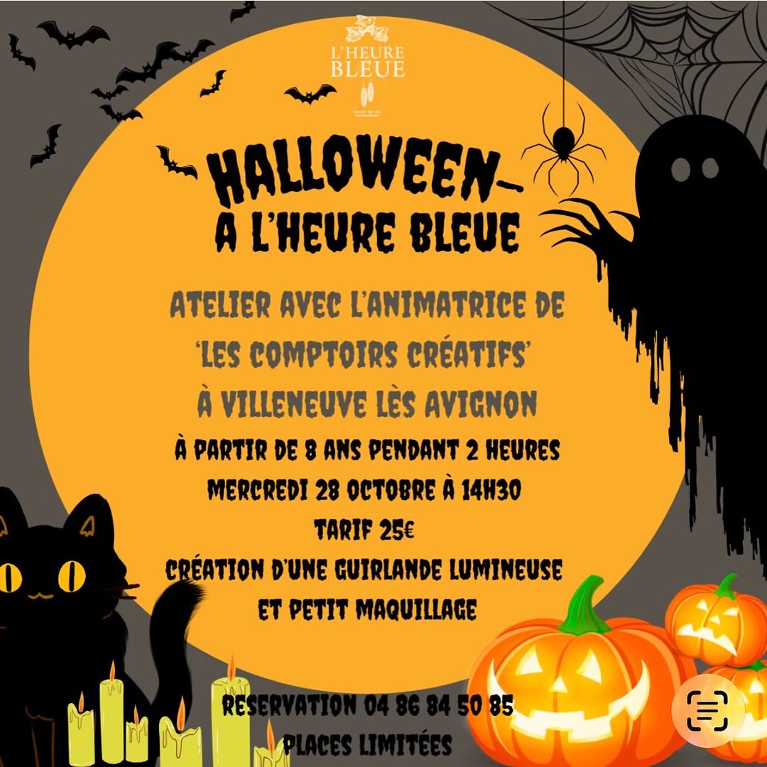🎃 Halloween S’invite À L’heure Bleue !