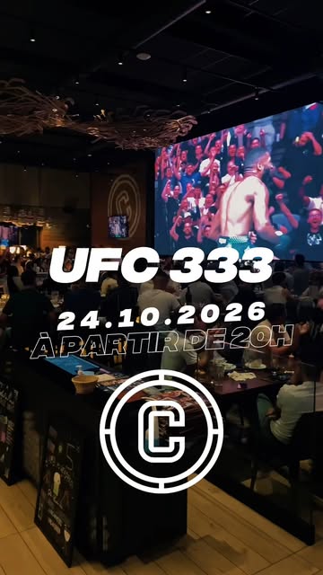 L’UFC 333 débarque à La Cage !