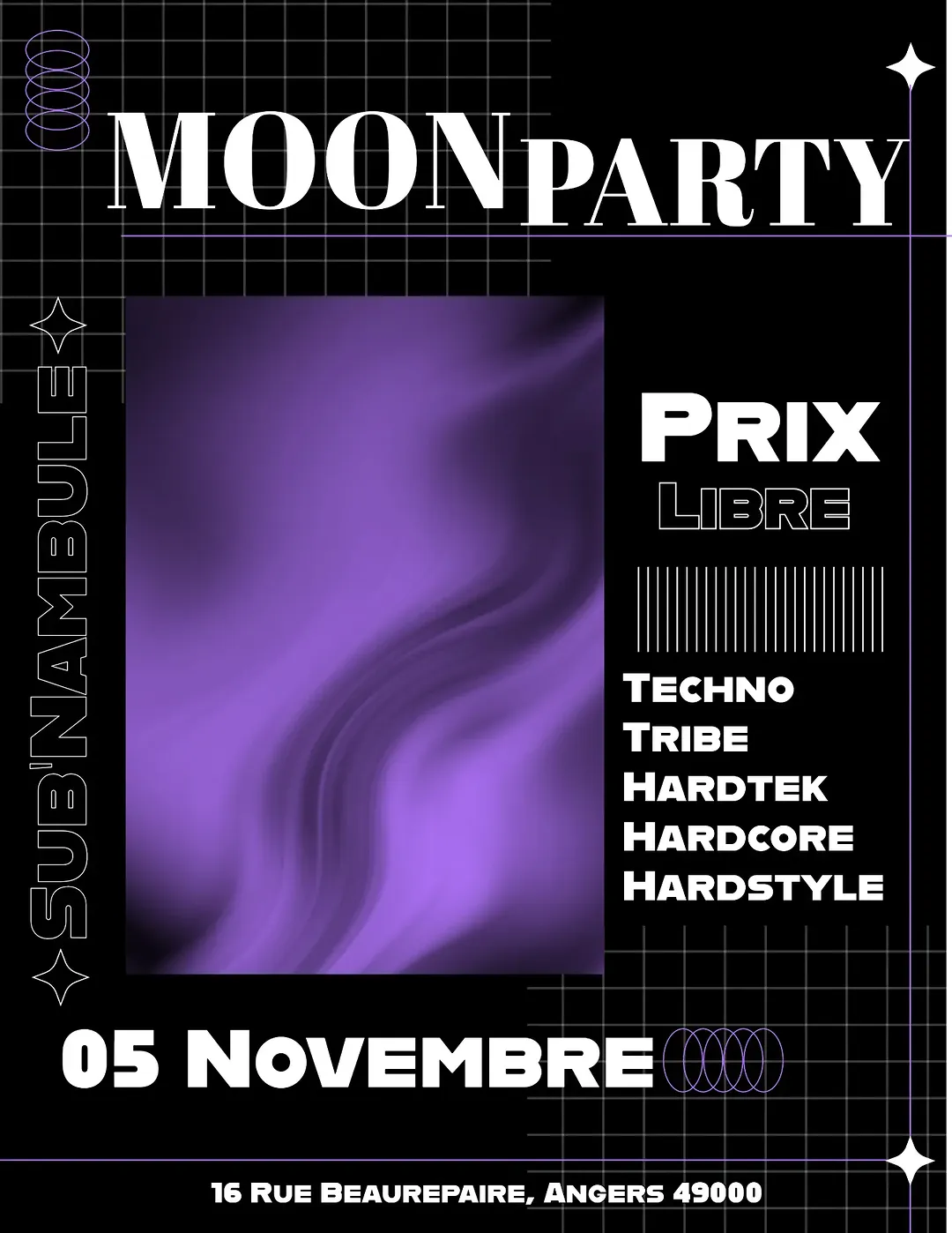 On est de retour le 05 Novembre pour la 2ème édition de la Moon Party