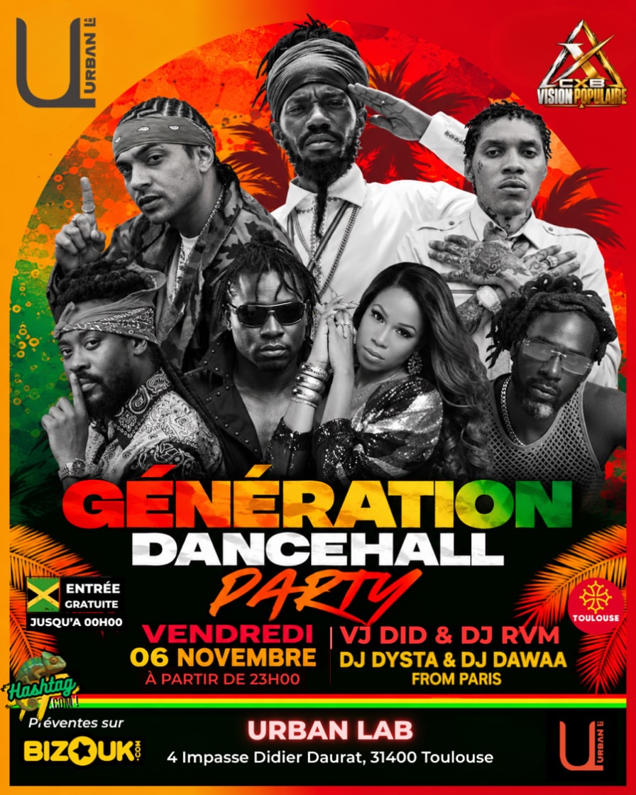 Génération Dancehall 🇯🇲 le 06 Nov 26
