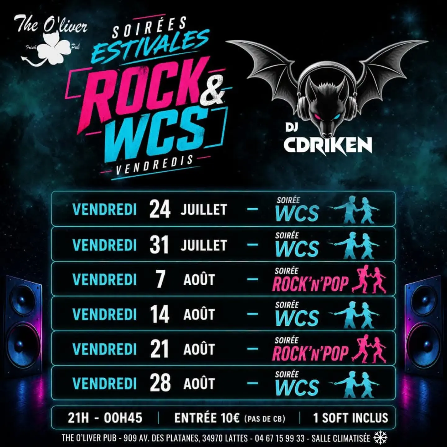 ‼ LES VENDREDIS DE L’ÉTÉ on DANSE ‼