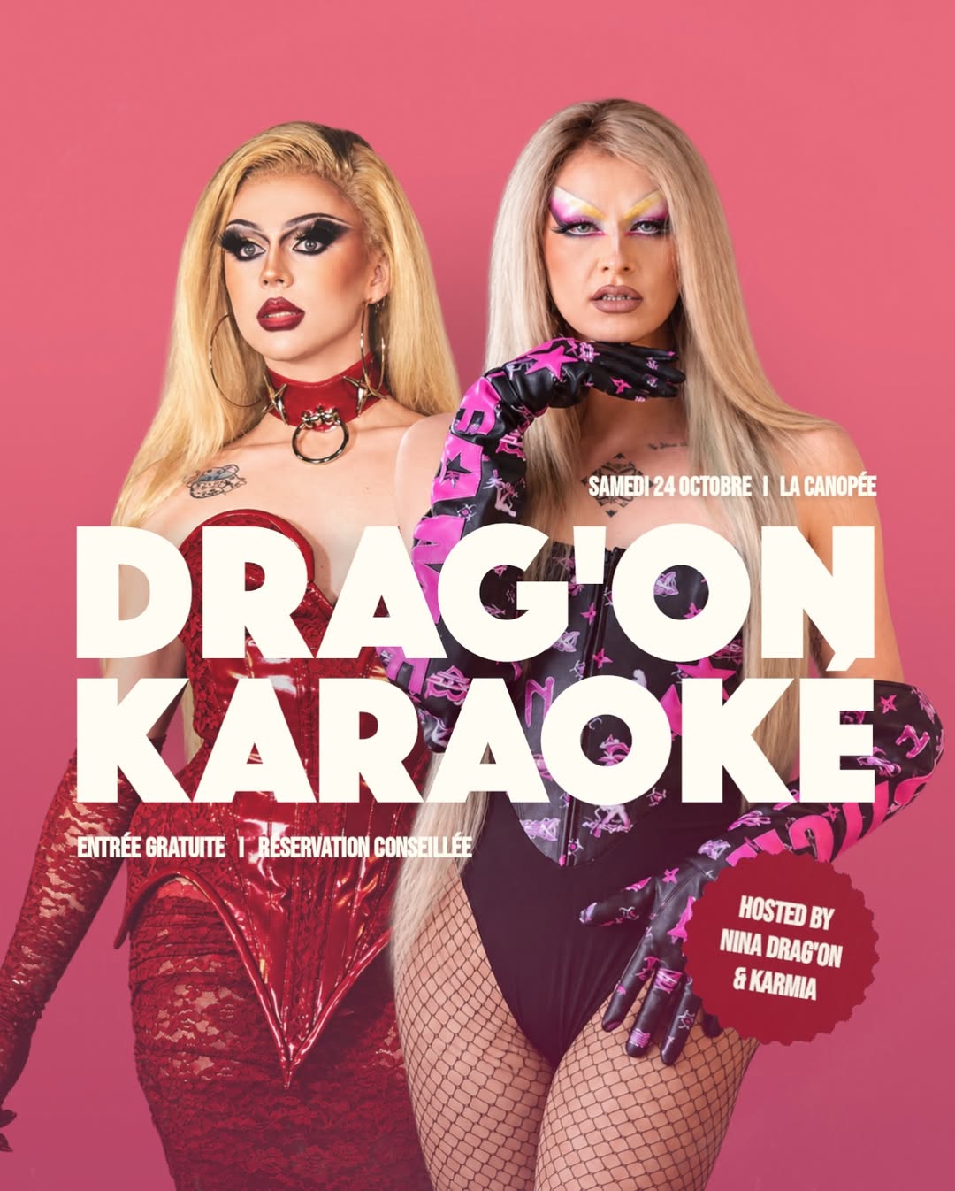 Samedi 24 Octobre : Drag’on Karaoké