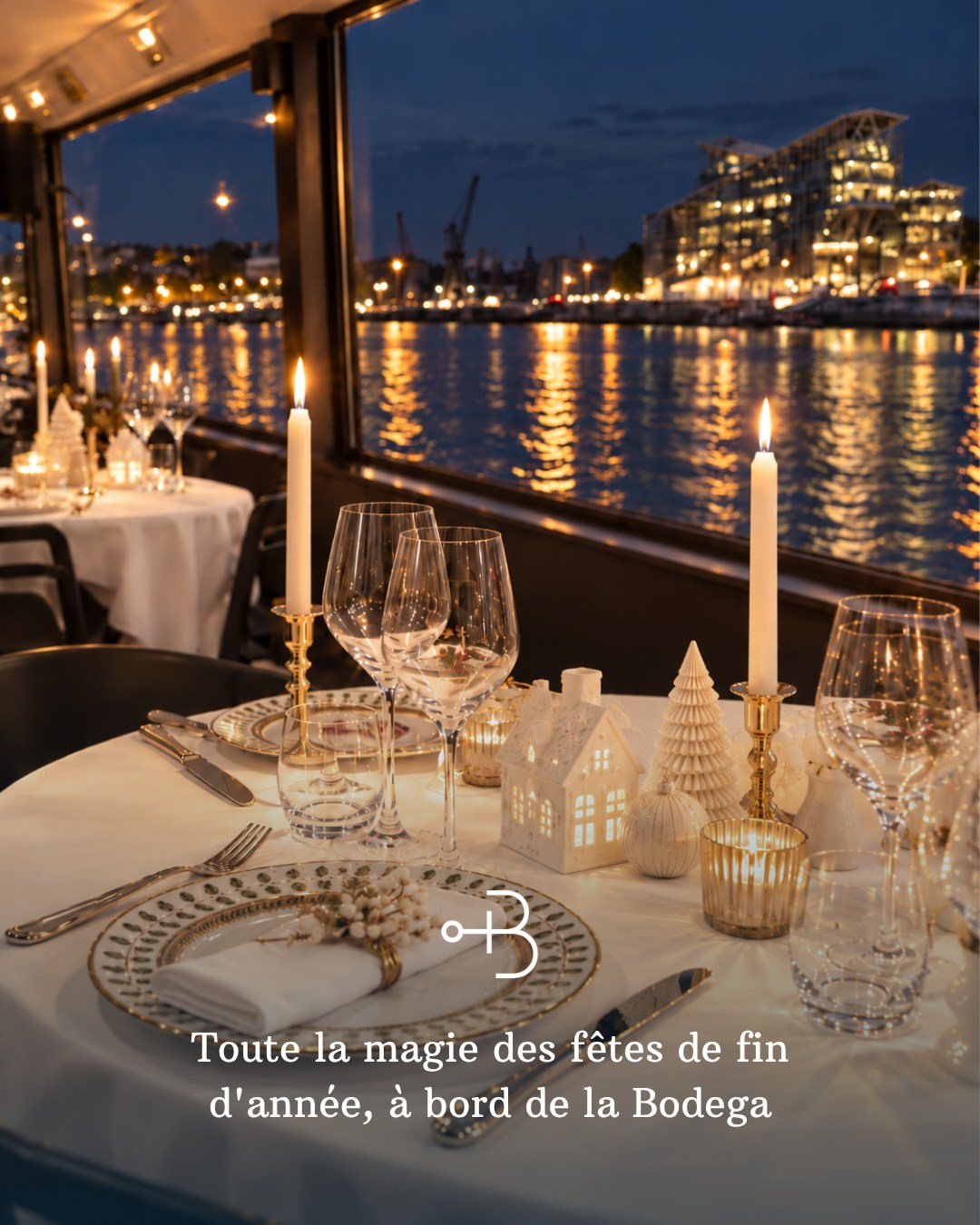 Les lumières de Noël, le cœur sur la Seine 🤍