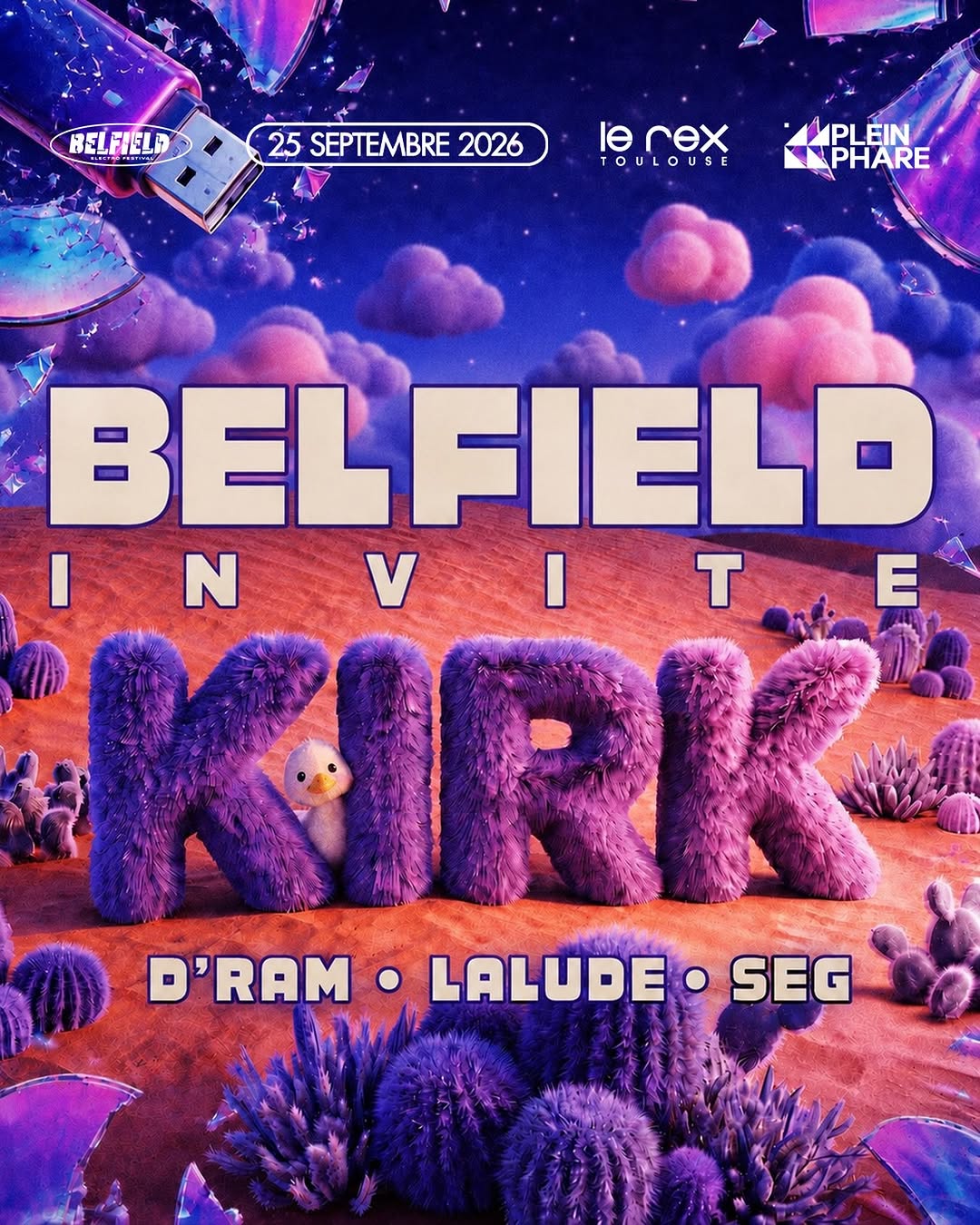 💿 BELFIELD inv. KIRK, D’RAM, LALUDE & SEG 💿