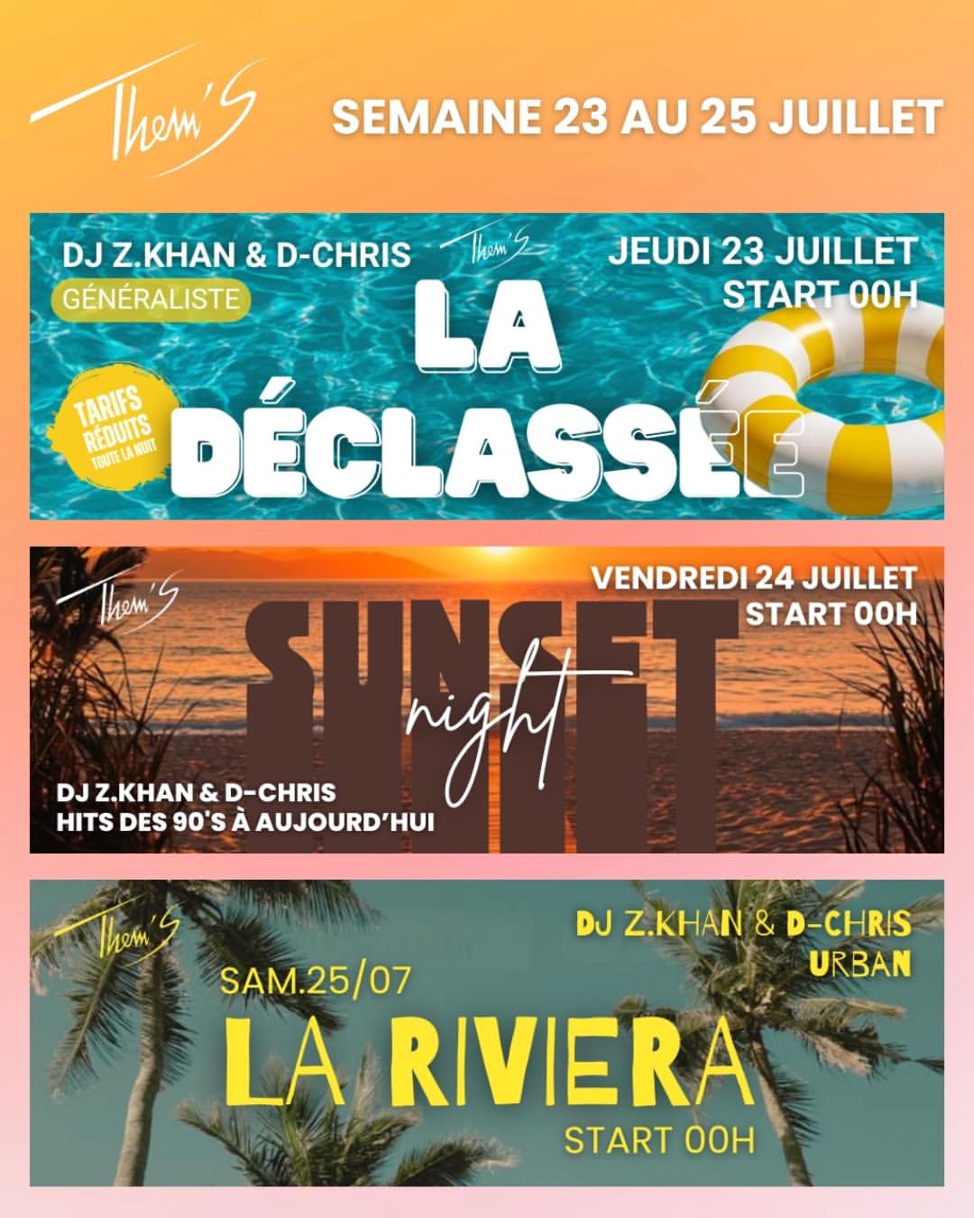 🗓 Jeudi - Start 00h