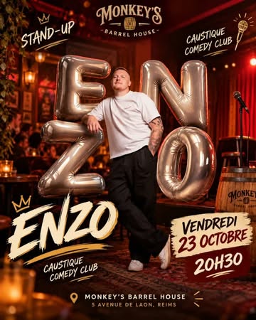 Vendredi 23 octobre, place au stand-up au Monkey’s