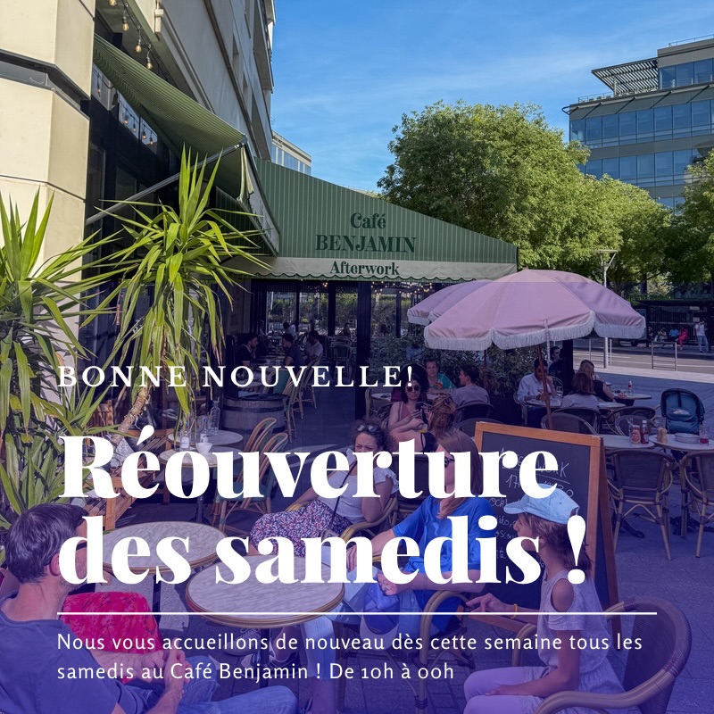 Brunch Terrasse Café Benjamin