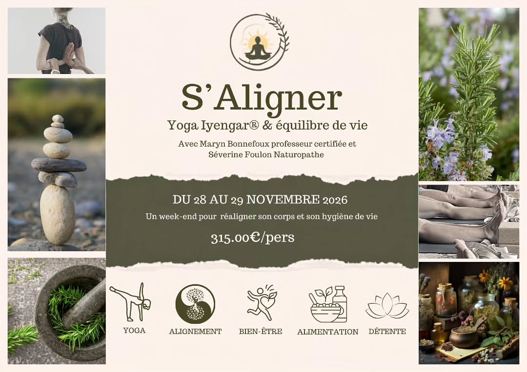 "S’ALIGNER : Yoga Iyengar® & Équilibre de vie"