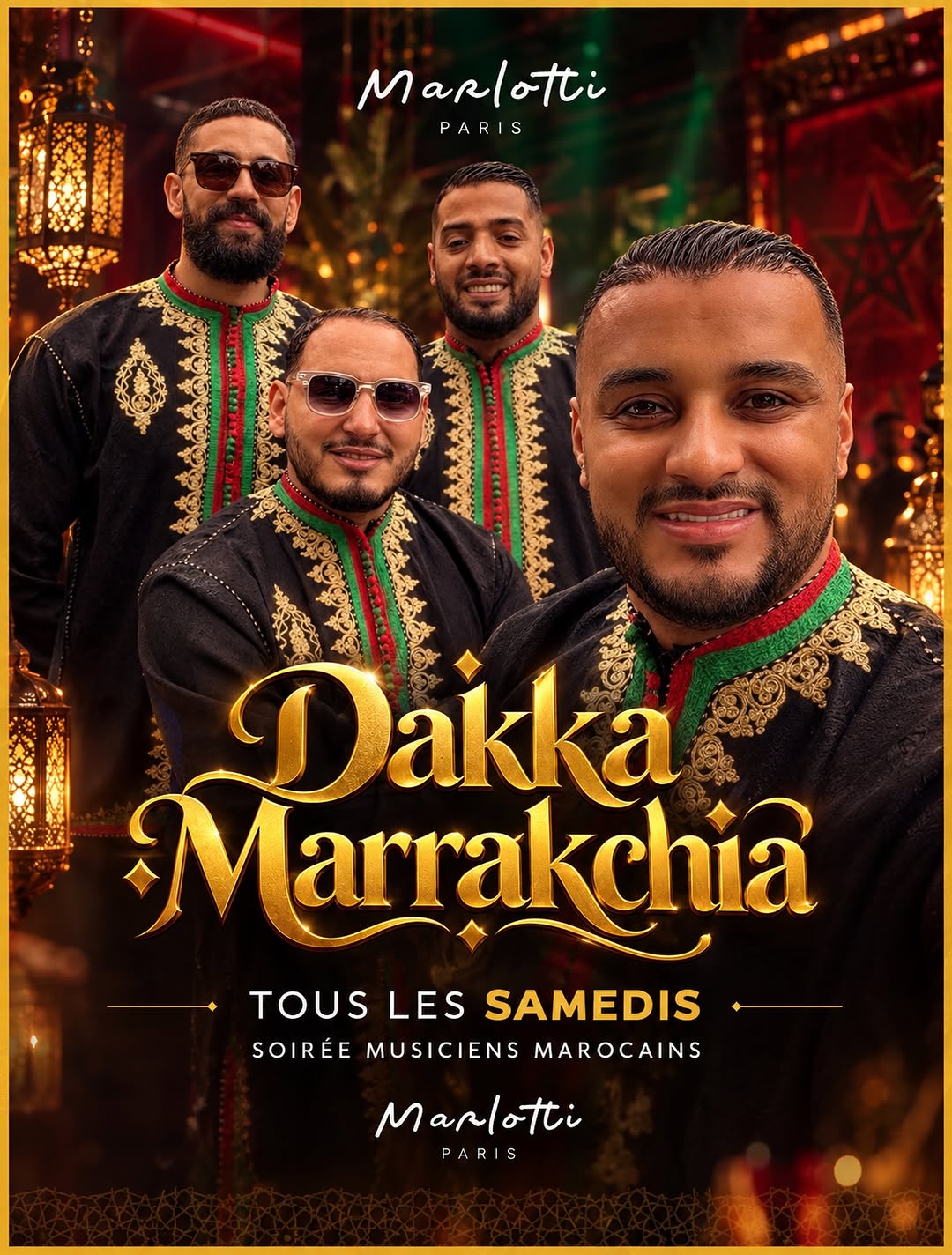 Tous les samedis, Marlotti vous fait vibrer aux rythmes du Maroc ! 🇲🇦