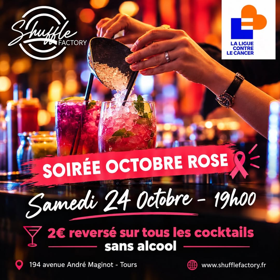 🎀🩷 Octobre Rose au Shuffle Factory 🩷🎀