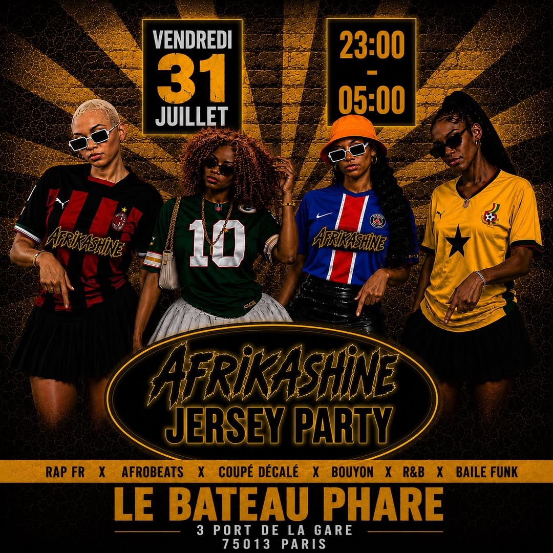 🌍 Afrikashine Jersey Party