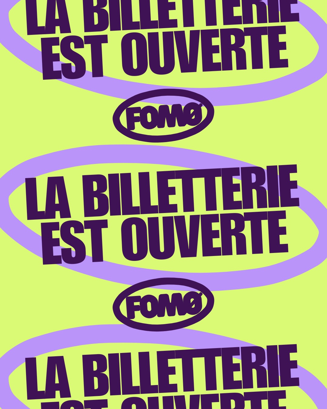 ☆ la billetterie est ouverte ☆