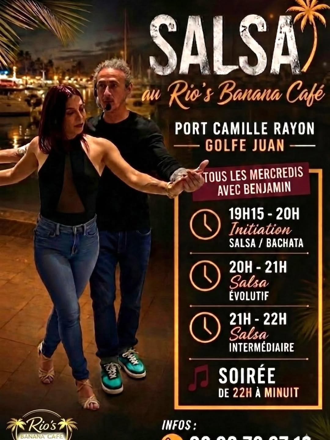 TOUS LES MERCREDIS, ON DANSE AU RIO’S BANANA CAFÉ ! 🌴 Dès le 9 Septembre !