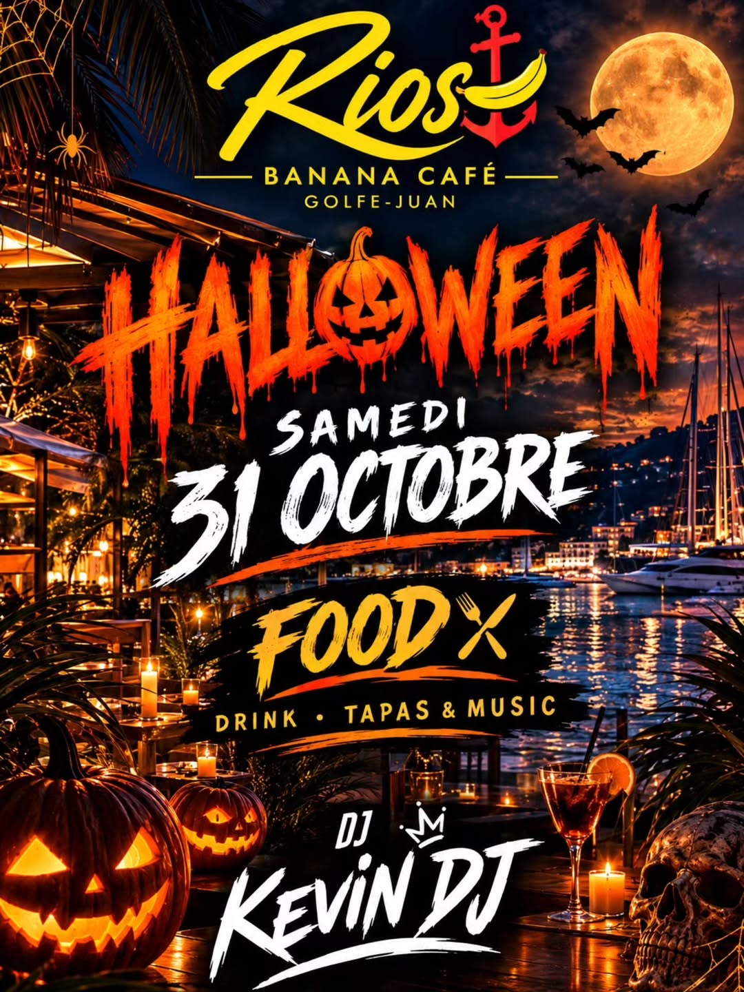 🎃👻 Halloween au Rios Banana Café 👻🎃
