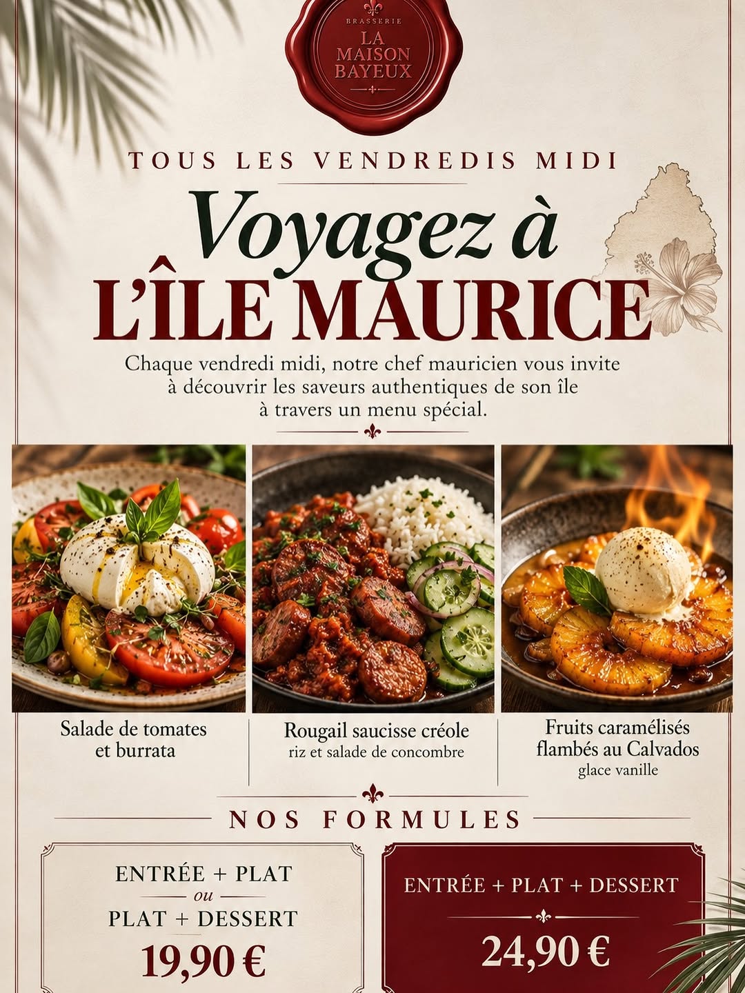 Brunch Saveurs de l'Île Maurice
