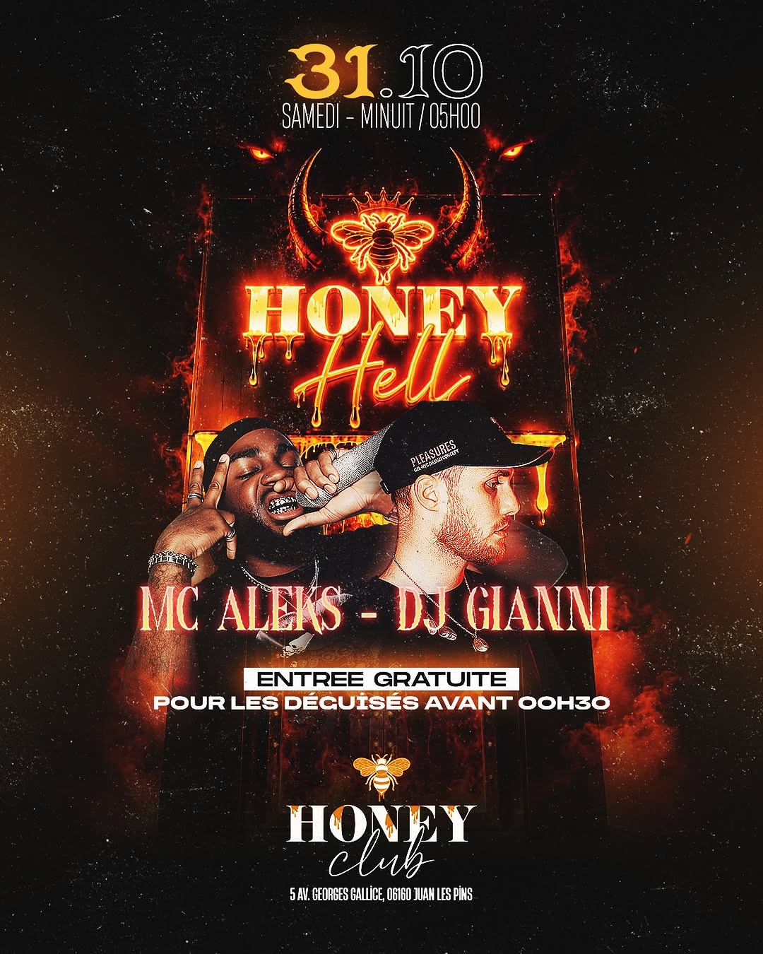💀On raconte que, chaque année à Halloween, le miel du Honey Club prend une étrange couleur… 🍯