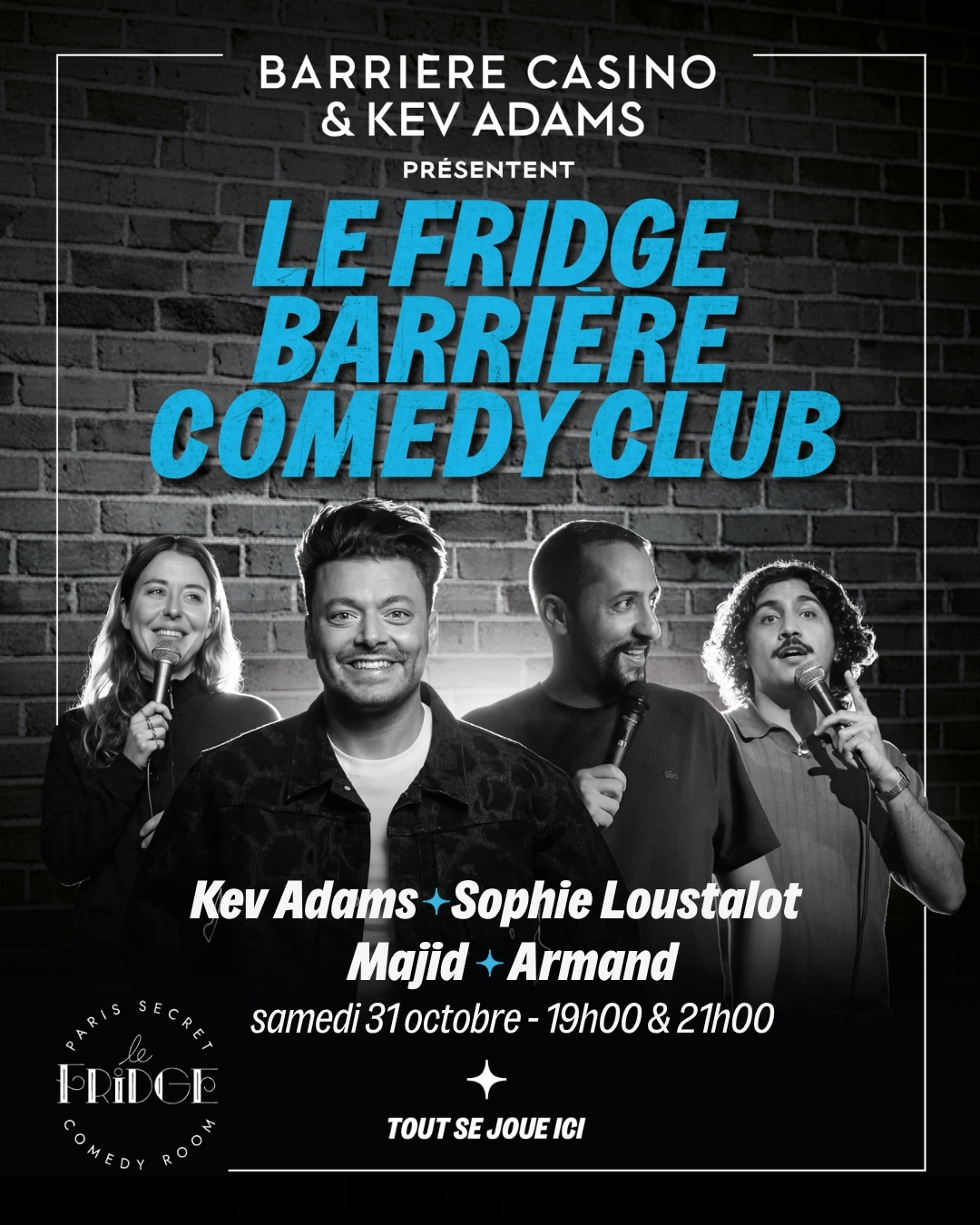 Festival avec kevadams @ Le Fridge Comedy | Comedy Club Paris