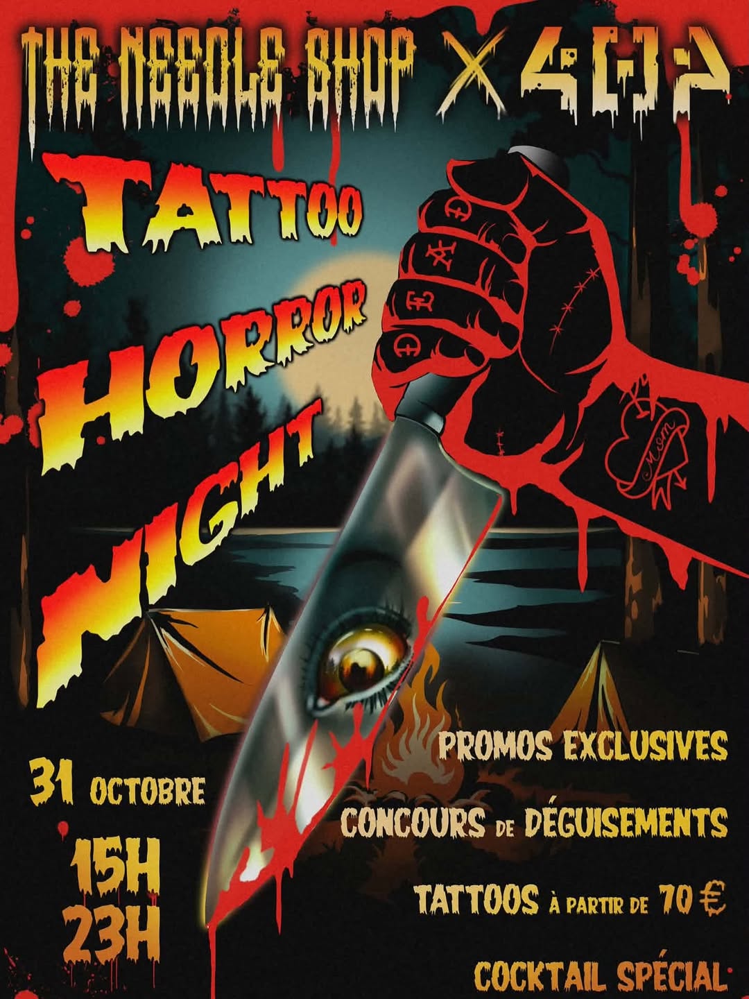 Soirée Halloween avec Tattoos