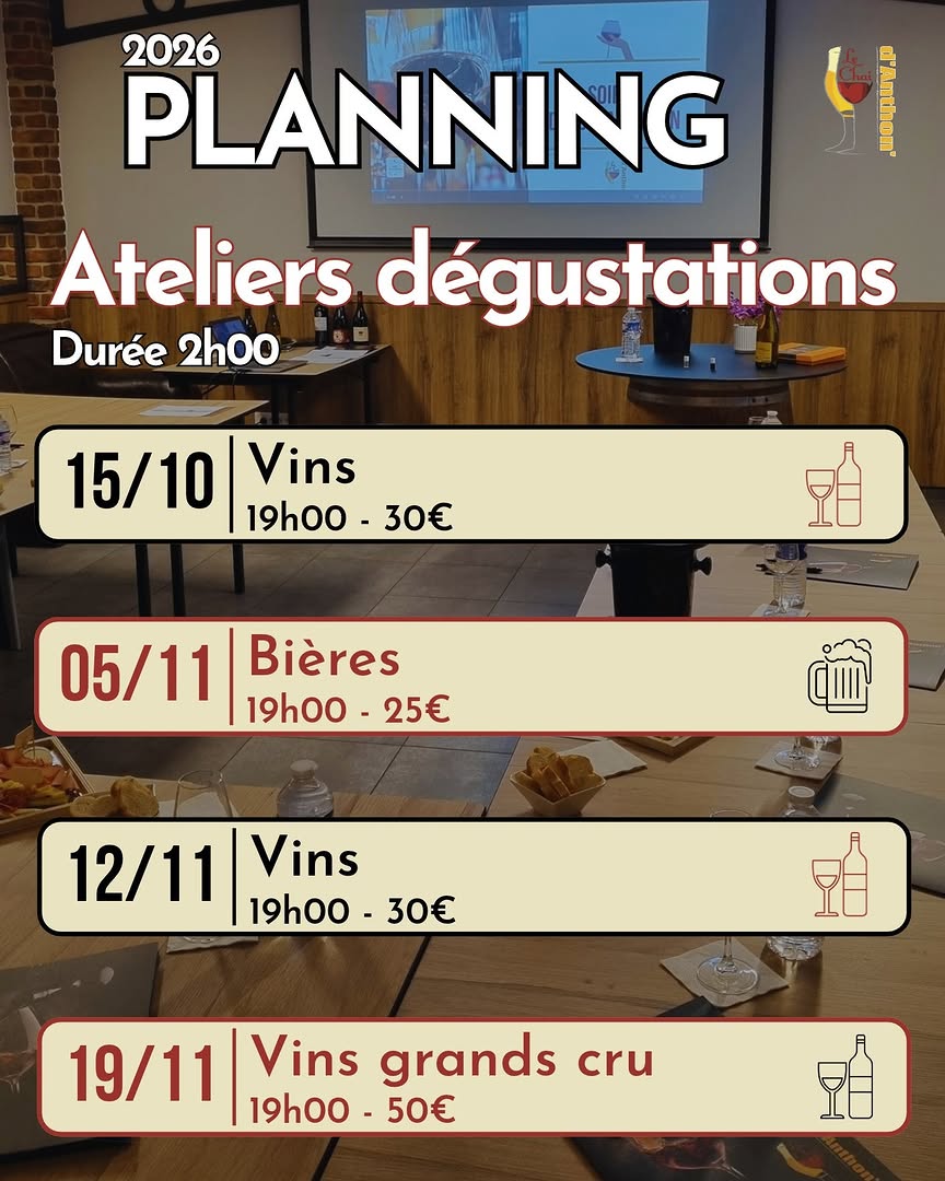 – Bières