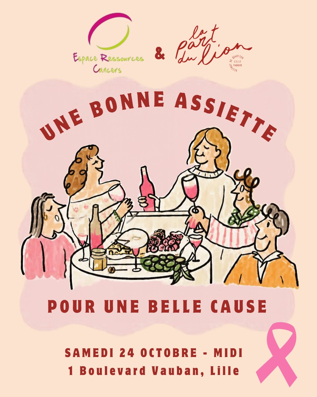 Repas Solidaire Octobre Rose