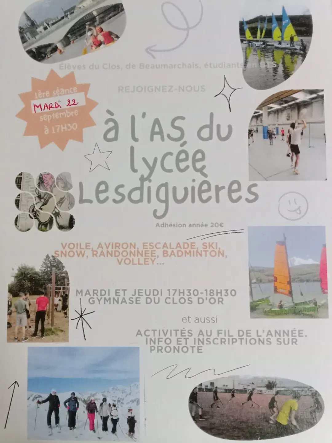 Séances Sportives Mardi et Jeudi