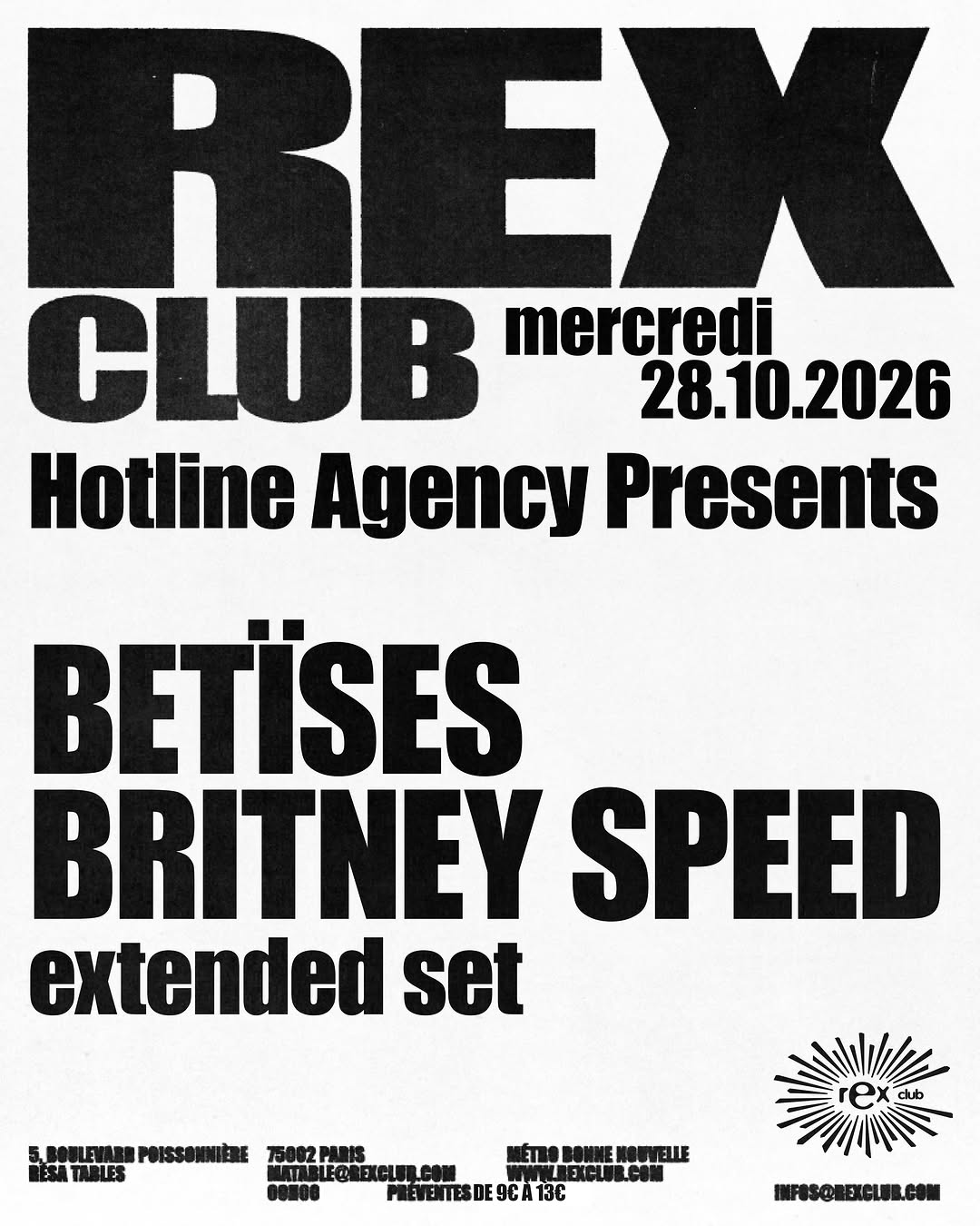 ☎ HOTLINE AGENCY presents