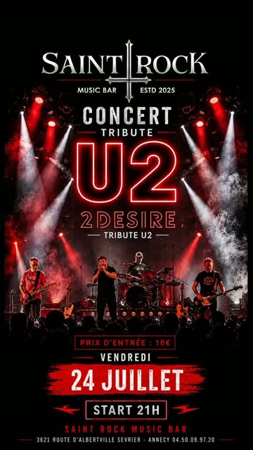 Prêts à revivre les meilleurs son du groupe mythique U2 ?!