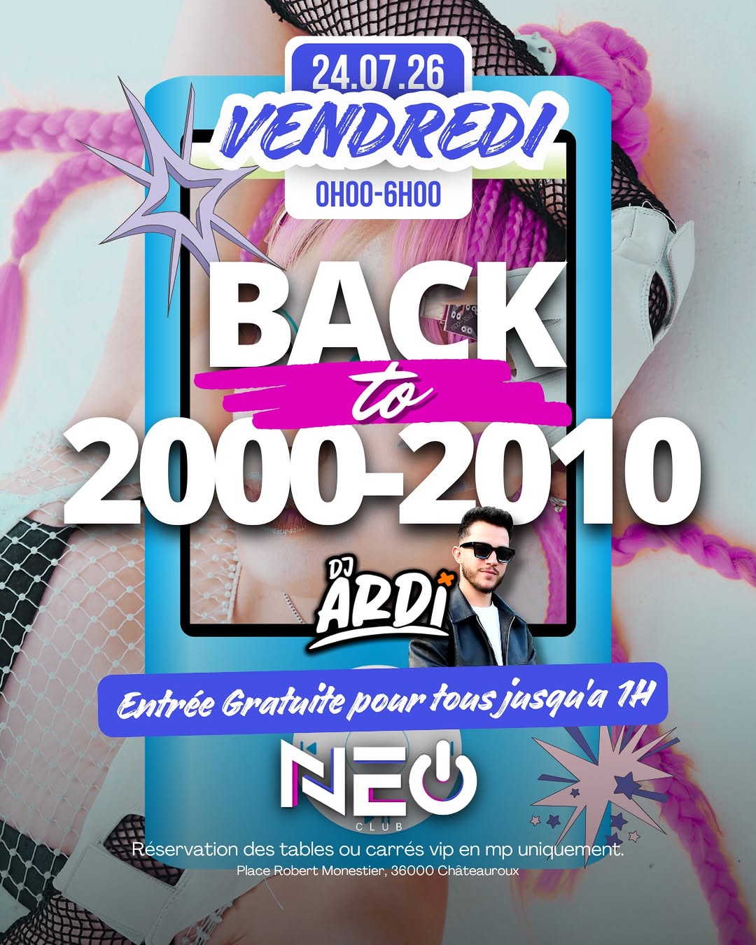 💿 VENDREDI — BACK TO 2000 AVEC @dj_ardi