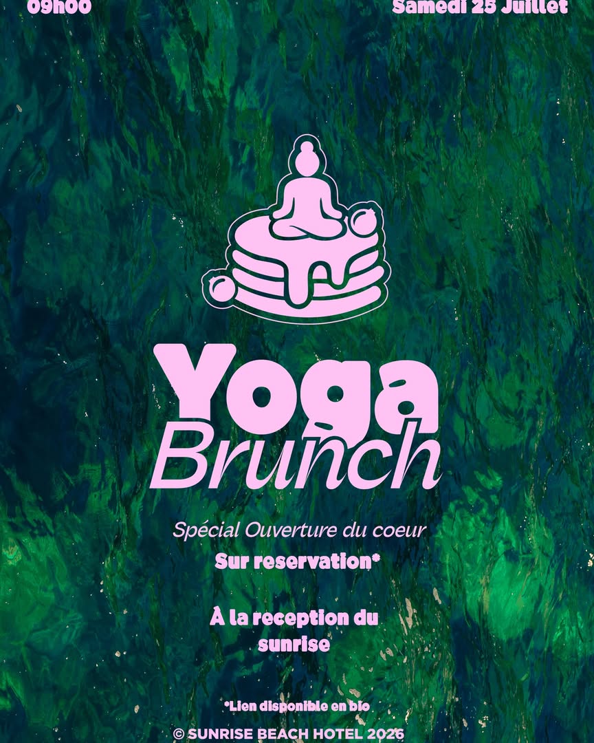La billetterie du Yoga Brunch est en ligne 🧘🏻♀