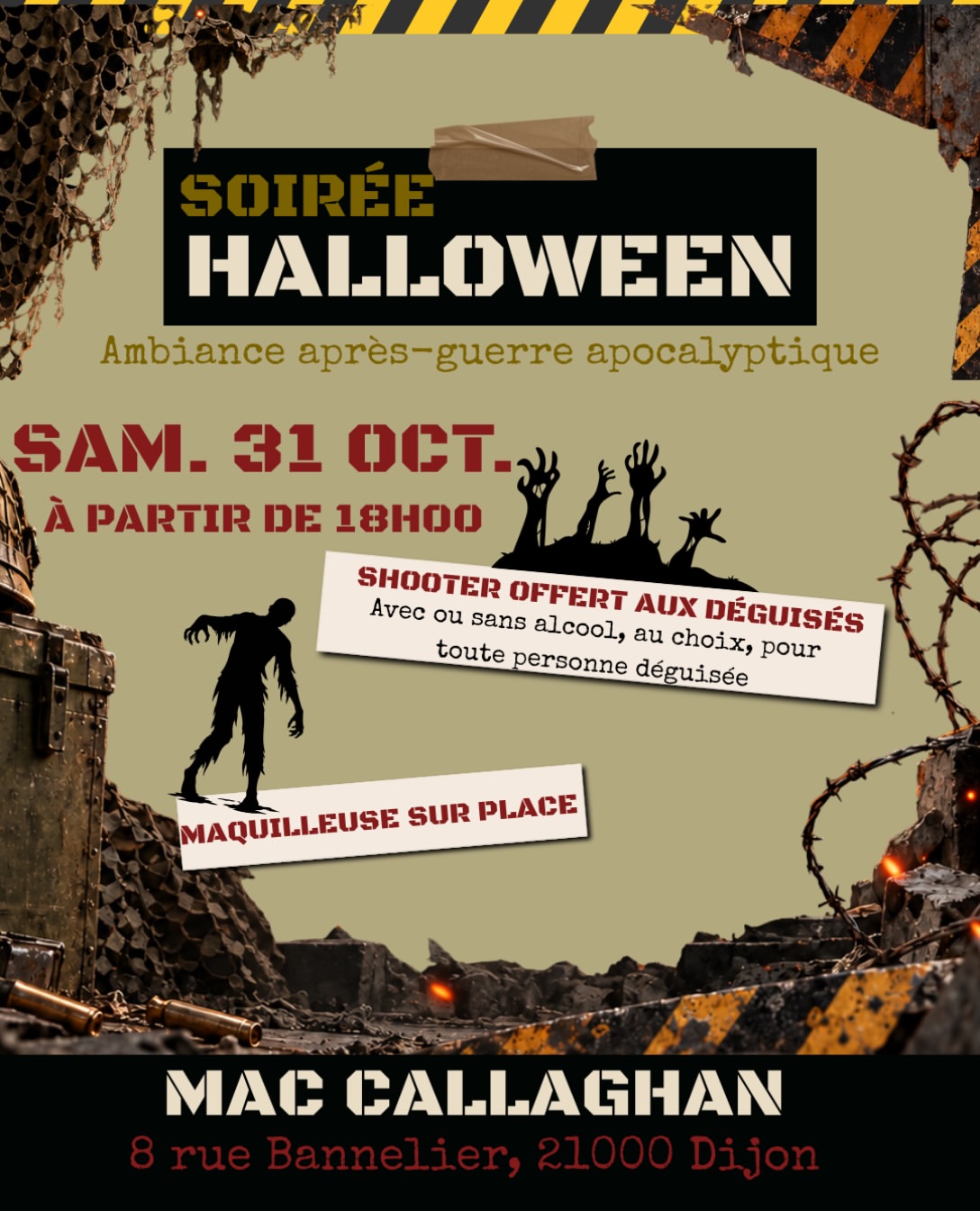 🎃☢ Halloween au Mac Callaghan ☢🎃