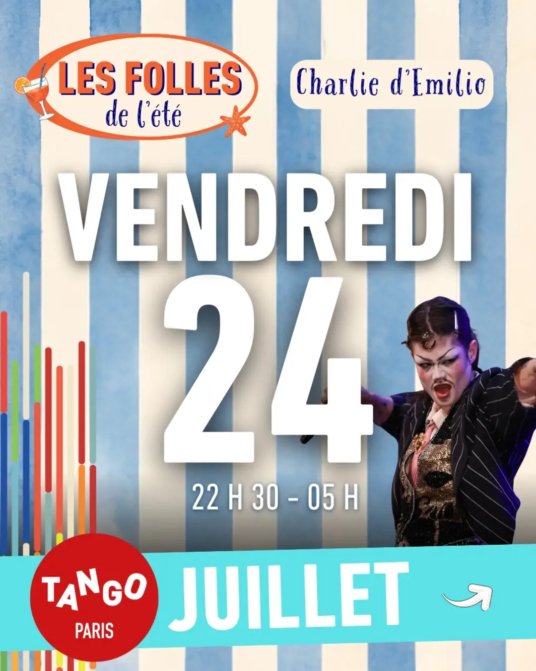 L’été la fête est plus… Folle ! Enfin fou !
