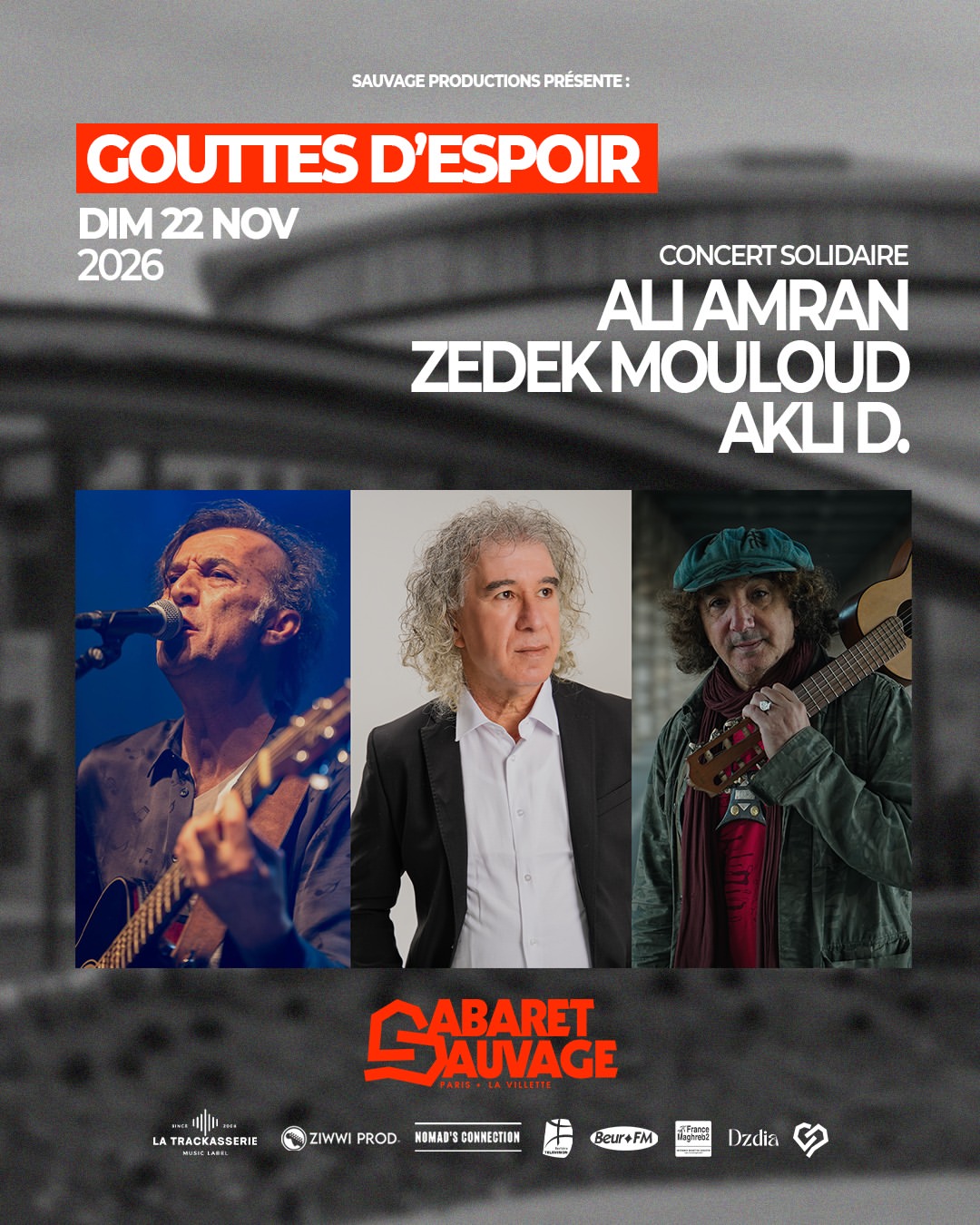 Concert Live avec ali_amran_officiel @ Cabaret Sauvage