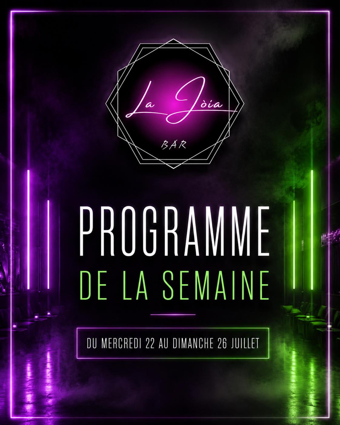 Cette semaine à La Jòia