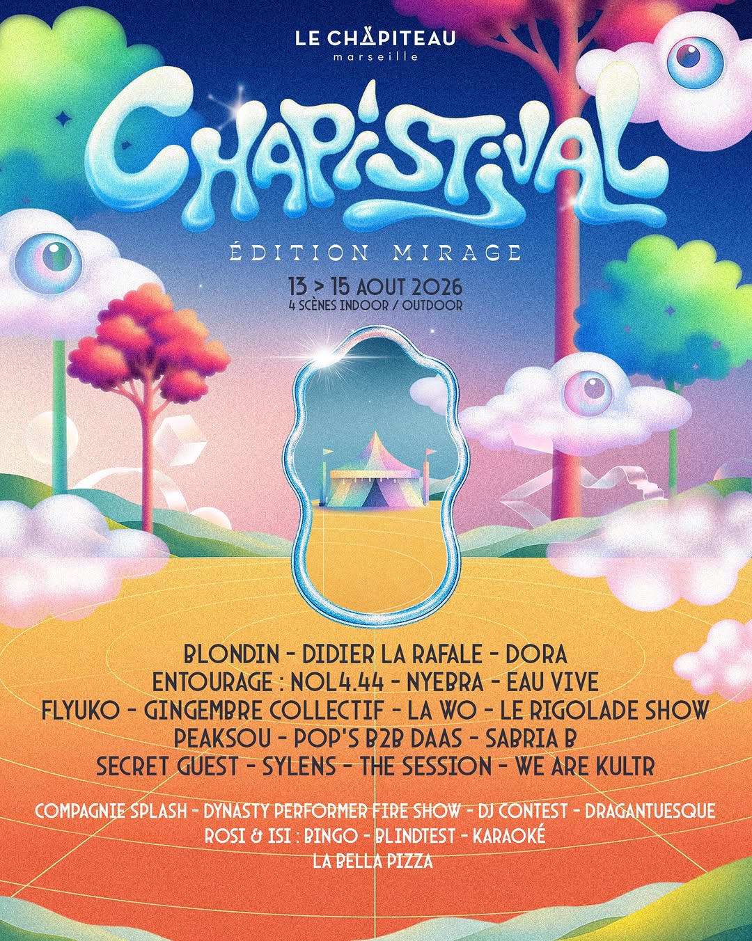 Chapistival 2026 : Édition Mirage 🪞- la Programmation Est Là 🫡