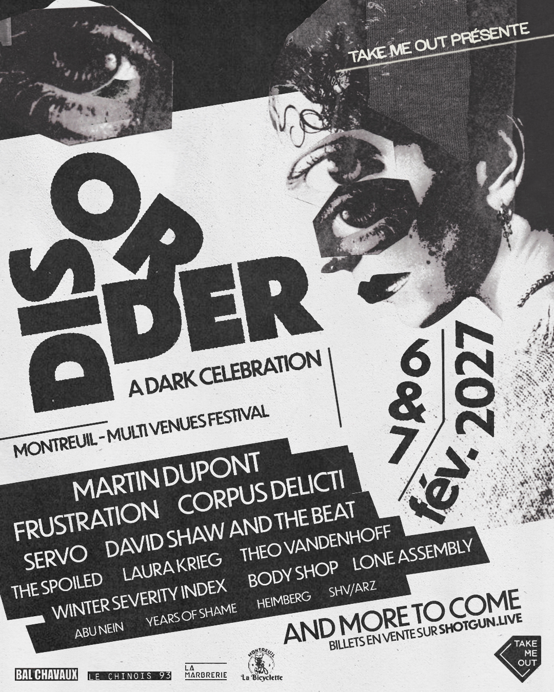 ✴︎ L’heure est venue de vous révéler les premiers noms du Disorder Festival ! ✴︎