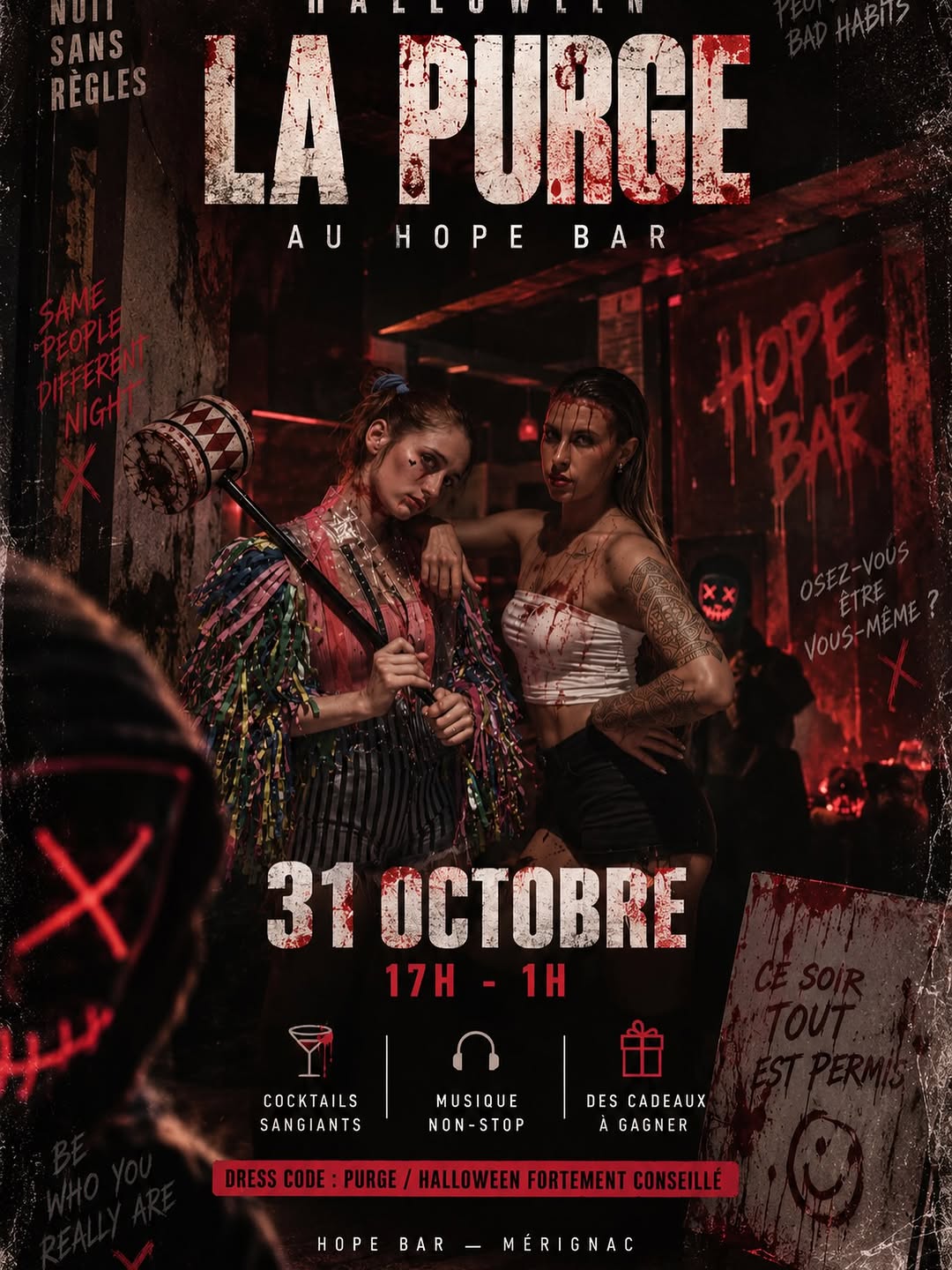 La Purge Arrive au Hope Bar